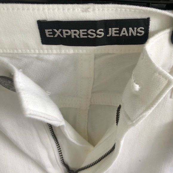 Express white jeans size 14R - Picture 3 of 4